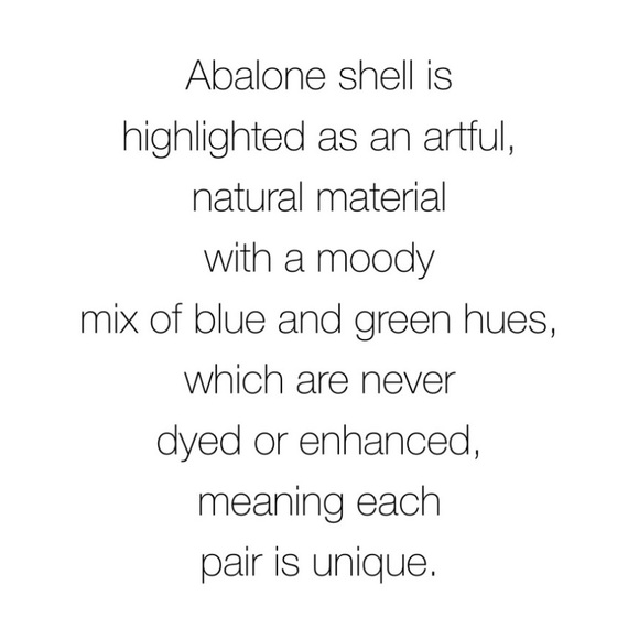 Kendra Scott Eva Gold Drop Earrings in Abalone Shell NWT - Picture 3 of 7